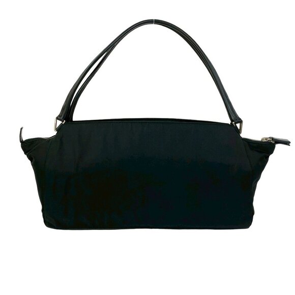 PRADA Black Leather Shoulder Bag - Picture 3 of 10